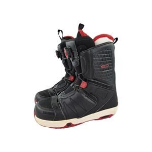 Salomon Mantis Boa Cable Length Boot US 8.5 Mens Black Red Snowboard Boots